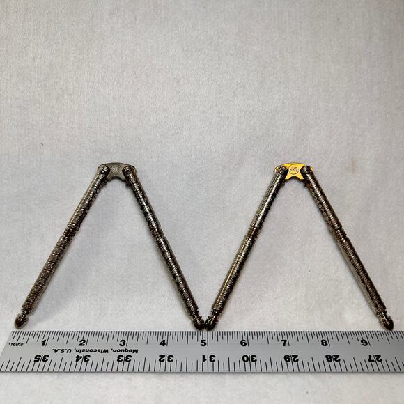 HMQ Seafood Nutcracker Set of 2 Henry Marcus Quackenbush Vintage 1940’s Metal - Picture 1 of 5